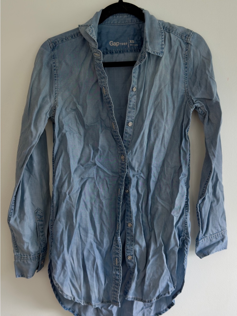 GAP Light Blue Denim Shirt Jacket